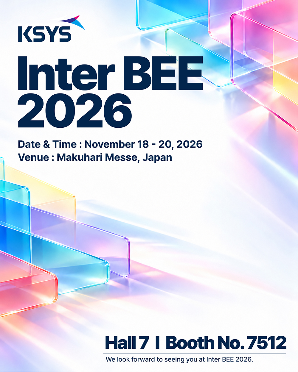 Visit KSYS at Inter BEE 2026